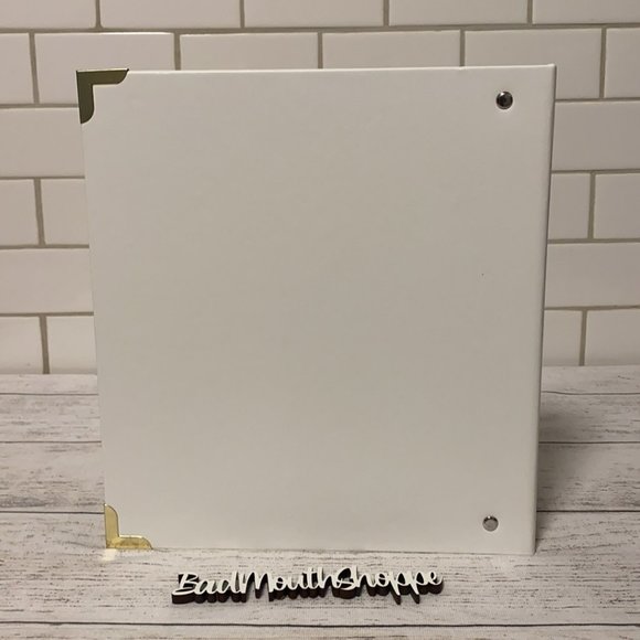 The Paper Studio Greenery Farmhouse Scrapbook Notebook Binder - Picture 5 of 9